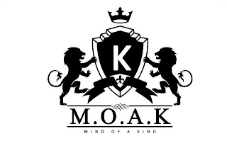 K MIND OF A KING M.O.A.K. logo