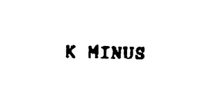 K MINUS logo