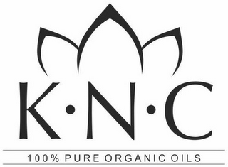 K · N · C 100% PURE ORGANIC OILS logo