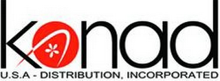 K NAD U.S.A. - DISTRIBUTION. INCORPORATED logo