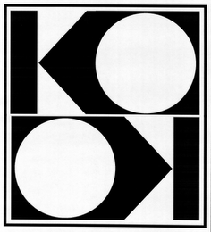 K O logo