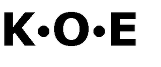 K O E logo