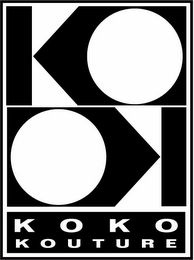 K O KOKO KOUTURE logo