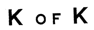 K OF K logo