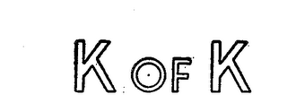 K OF K logo