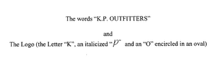 "K. P. OUTFITTERS" logo