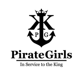 K PG PIRATEGIRLS IN SERVICE TO THE KING logo