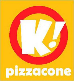 K! PIZZACONE logo