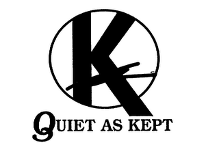 K QUIET AS KEPT logo