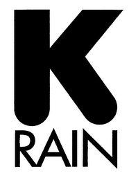 K RAIN logo