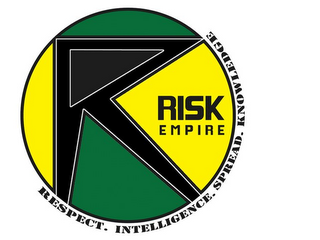 K RISK EMPIRE RESPECT INTELLIGENCE SPREAD KNOWLEDGE logo