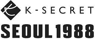 K-SECRET SEOUL 1988 logo
