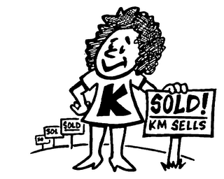 K SOLD! KM SELLS logo