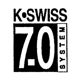 K SWISS 7.0 SYSTEM logo