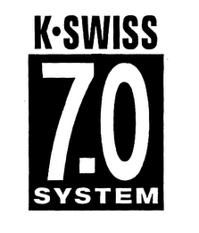 K SWISS 7.0 SYSTEM logo