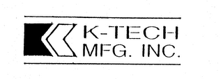 K-TECH MFG. INC. logo