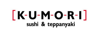 [K-U-M-O-R-I] SUSHI & TEPPANYAKI logo