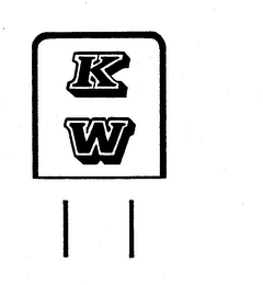 K W logo