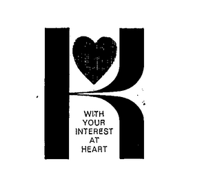 K WITH YOUR INTEREST AT HEART logo