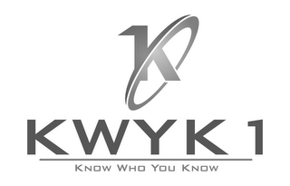 K1 KWYK1 KWYK1 KNOW WHO YOU KNOW logo
