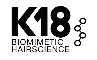 K18 BIOMIMETIC HAIRSCIENCE logo