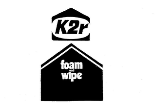 K2R FOAM AND WIPE logo