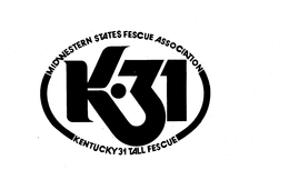 K.31 MIDWESTERN STATES FESCUE ASSOCIATION KENTUCKY 31 TALL FESCUE. logo