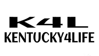 K4L KENTUCKY 4 LIFE logo