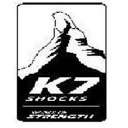 K7 SHOCKS SYMBOL OF STRENGTH logo