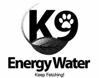 K9 ENERGYWATER KEEP FETCHING! logo