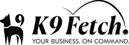 K9 FETCH. YOUR BUSINESS. ON COMMAND. logo