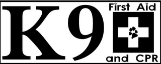 K9 FIRST AID AND CPR logo