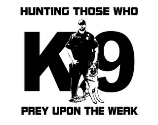 K9: HUNTING THOSE WHO PREY UPON THE WEAK logo