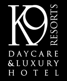 K9 RESORTS DAYCARE & LUXURY HOTEL logo