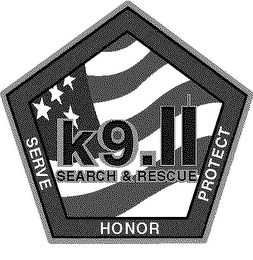K9.11SEARCH & RESCUE SERVE HONOR PROTECT logo