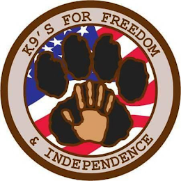 K9'S FOR FREEDOM & INDEPENDENCE logo