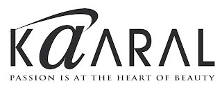 KAARAL  PASSION IS AT THE HEART OF BEAUTY logo