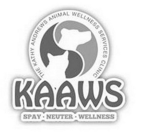 KAAWS THE KATHY ANDREWS ANIMAL WELLNESSSERVICES CLINIC SPAY NEUTER WELLNESS logo