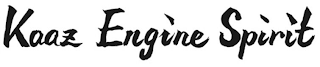 KAAZ ENGINE SPIRIT logo