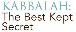 KABBALAH: THE BEST KEPT SECRET logo