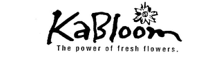 KABLOOM THE POWER OF FRESH FLOWERS logo