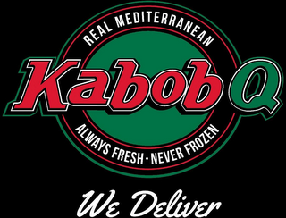 KABOB Q REAL MEDITERRANEAN ALWAYS FRESH · NEVER FROZEN WE DELIVER logo