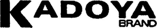 KADOYA BRAND logo
