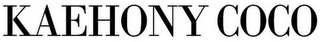 KAEHONY COCO logo