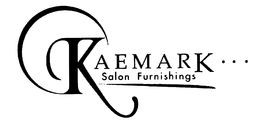 KAEMARK...SALON FURNISHINGS logo