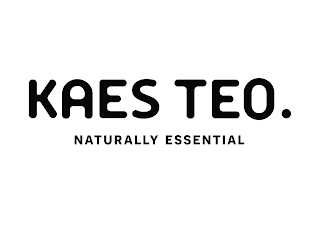 KAES TEO. NATURALLY ESSENTIAL logo