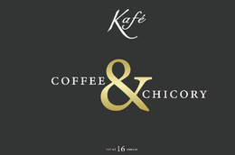 KAFÉ COFFEE & CHICORY NET WT 16 OUNCES logo