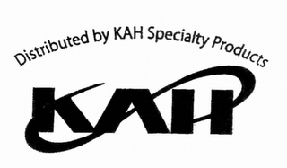 KAH DISTRIBUTED BY KAH SPECIALTY PRODUCTS PHONE 908.862.8222 FAX 908.862.8228 logo