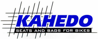 KAHEDO SEATS AND BAGS FOR BIKES logo