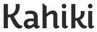 KAHIKI logo